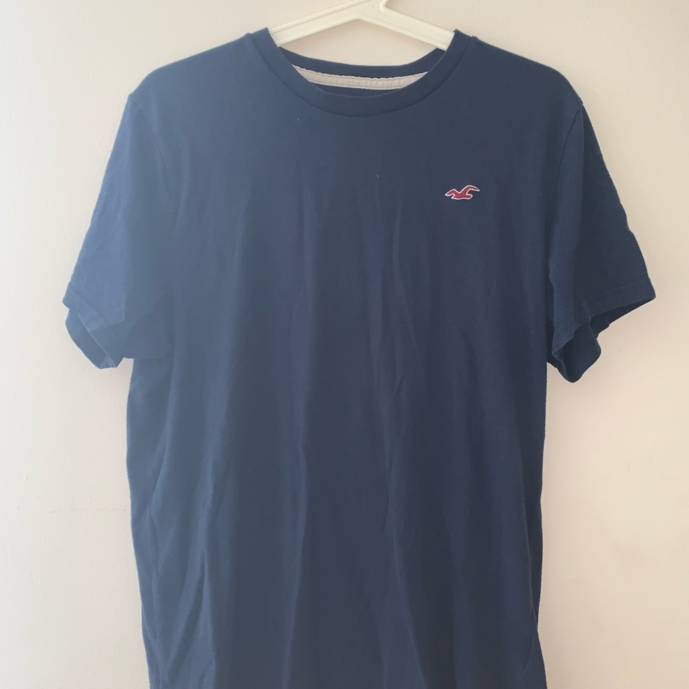 Hollister navy blue shirt